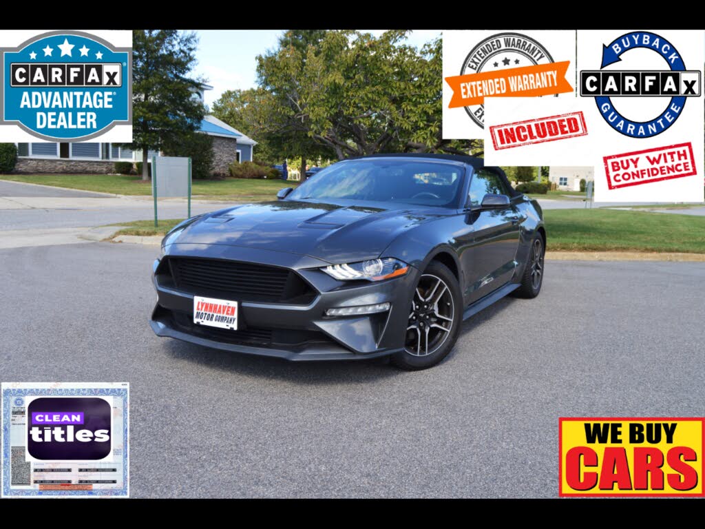 2018 Ford Mustang EcoBoost Premium Convertible RWD