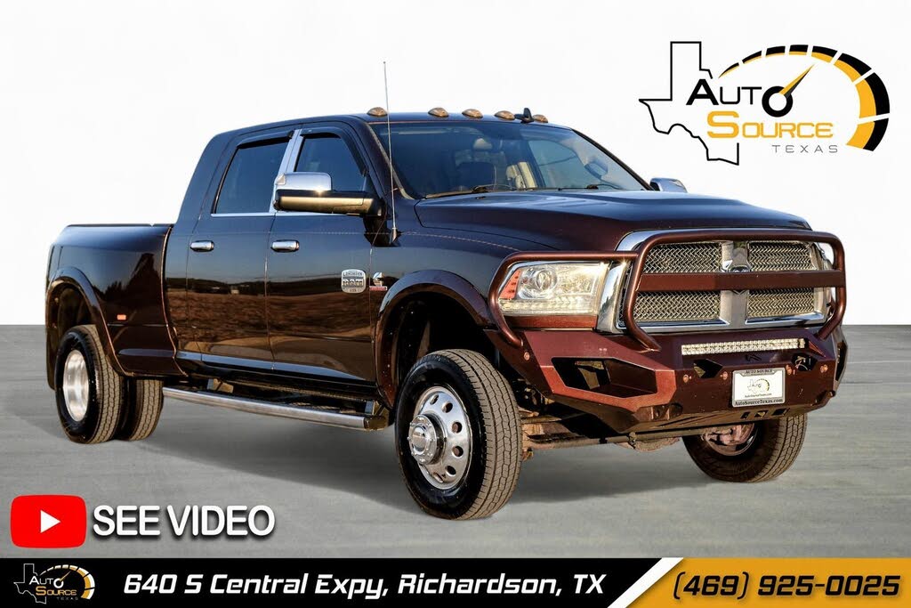 2015 RAM 3500 Laramie Longhorn Mega Cab DRW 4WD