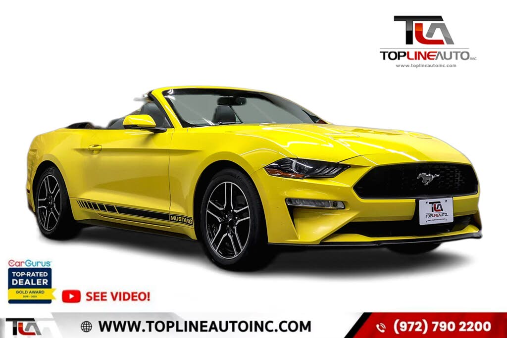 2018 Ford Mustang EcoBoost Premium Convertible RWD