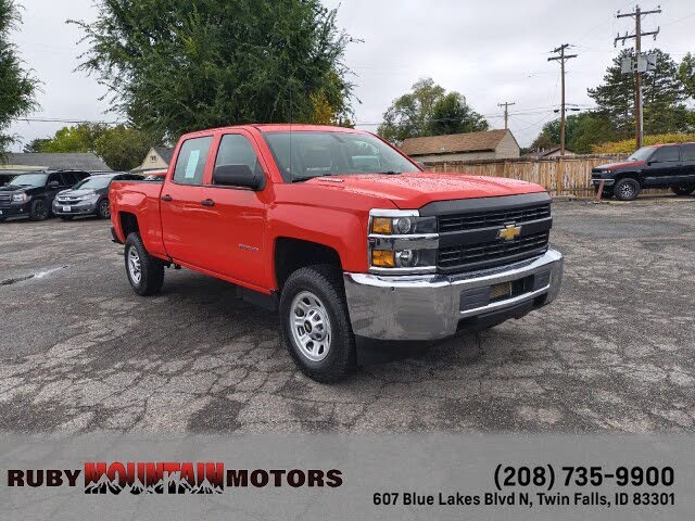 2016 Chevrolet Silverado 2500HD Work Truck Crew Cab 4WD