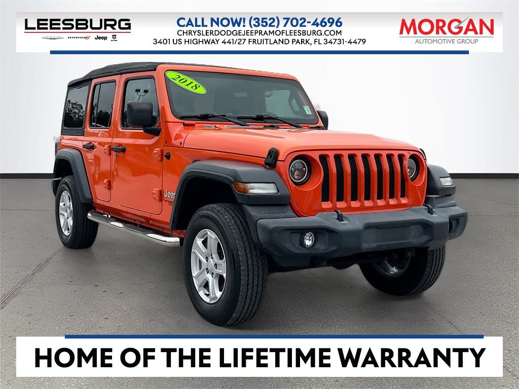2018 Jeep Wrangler Unlimited Sport S 4WD