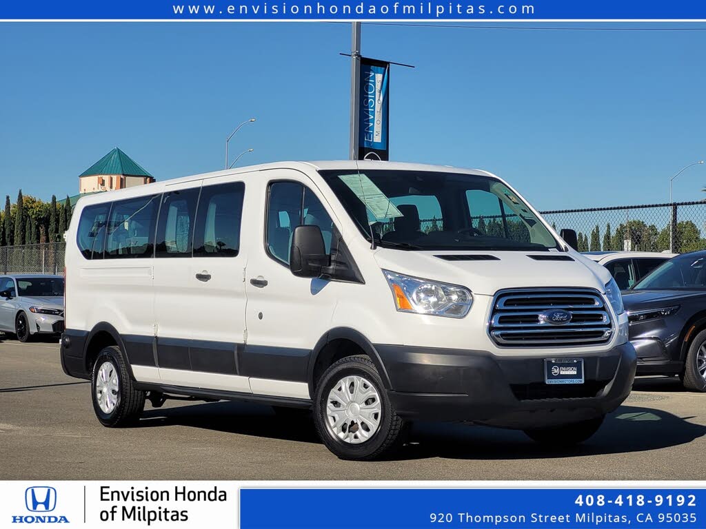 2019 Ford Transit Passenger 350 XLT Low Roof LWB RWD with 60/40 Passenger-Side Doors
