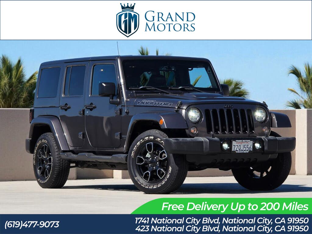 2017 Jeep Wrangler Unlimited Smoky Mountain 4WD