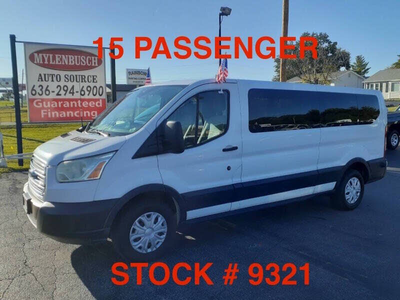 2015 Ford Transit Passenger 350 XLT Low Roof LWB RWD with 60/40 Passenger-Side Doors