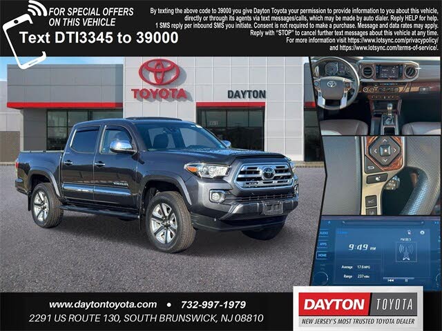 2018 Toyota Tacoma Limited Double Cab 4WD