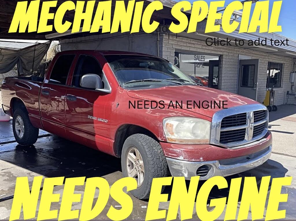 2006 Dodge RAM 1500 SLT Quad Cab RWD