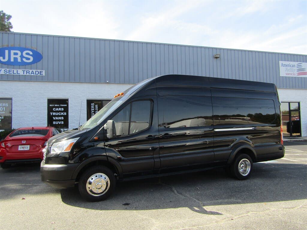 2016 Ford Transit Cargo 350 HD 4dr LWB High Roof Extended DRW with Dual Sliding Side Doors and 9950 Lb. GVWR