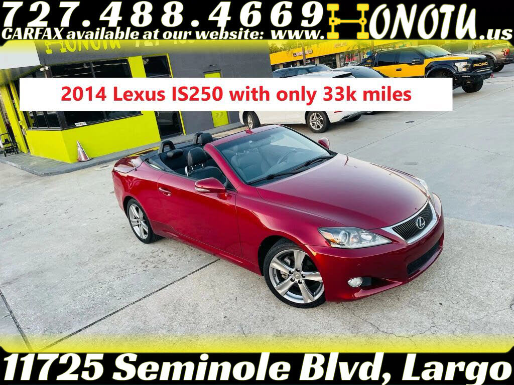 2014 Lexus IS 250C Convertible RWD