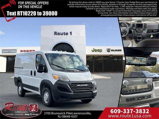 2025 RAM ProMaster 1500 Tradesman 118 Low Roof Cargo Van FWD