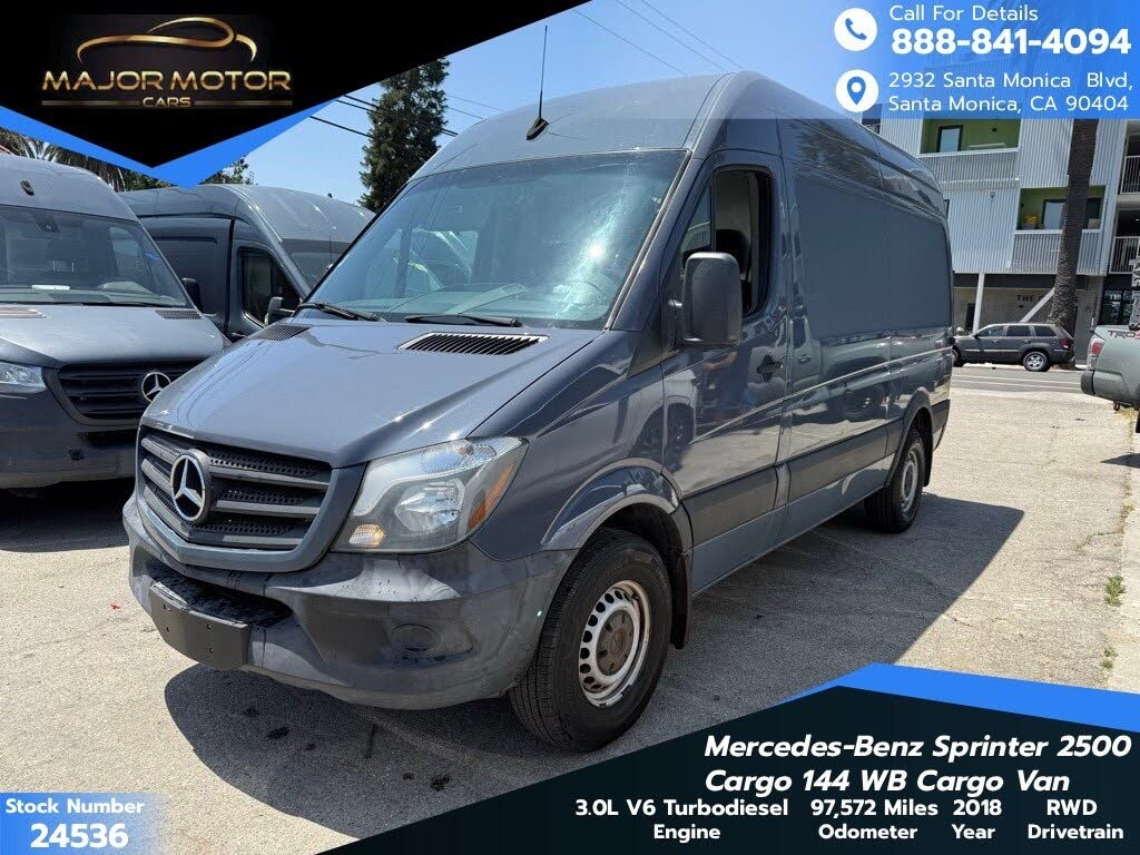 2018 Mercedes-Benz Sprinter Cargo 2500 144 V6 Worker RWD