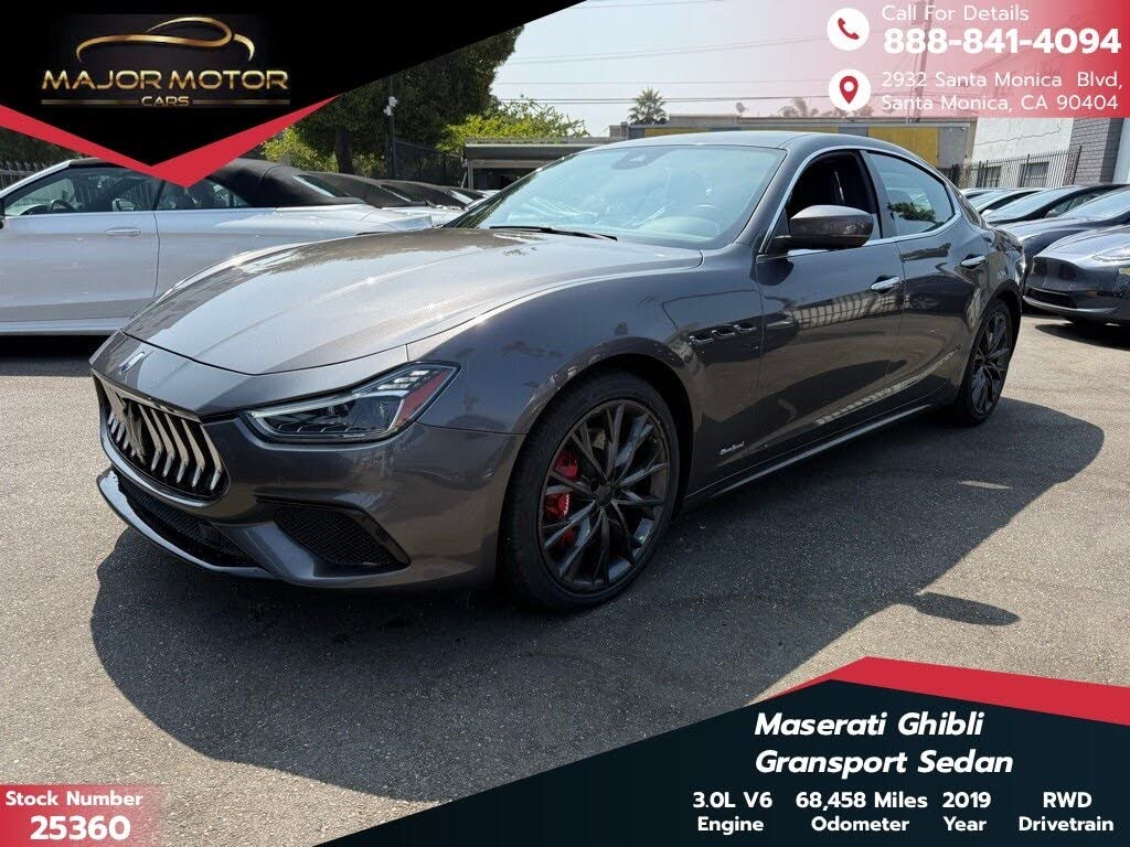 2019 Maserati Ghibli GranSport 3.0L RWD