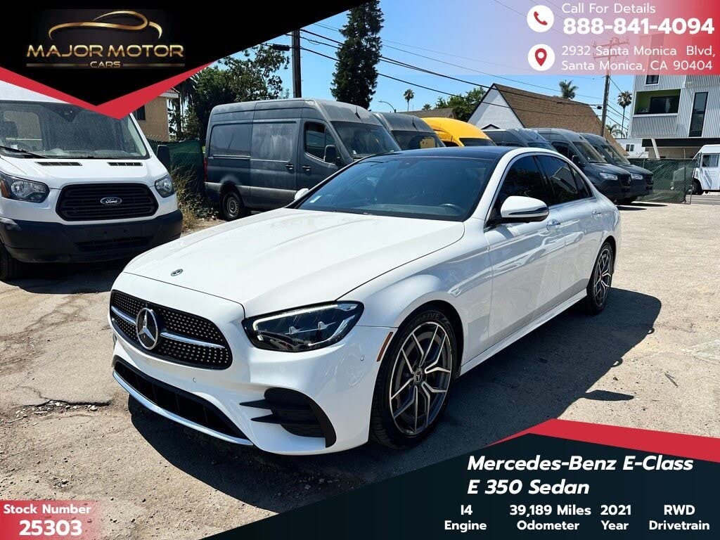 2021 Mercedes-Benz E-Class E 350 RWD
