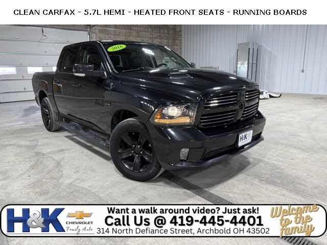 2016 RAM 1500 Sport Crew Cab 4WD
