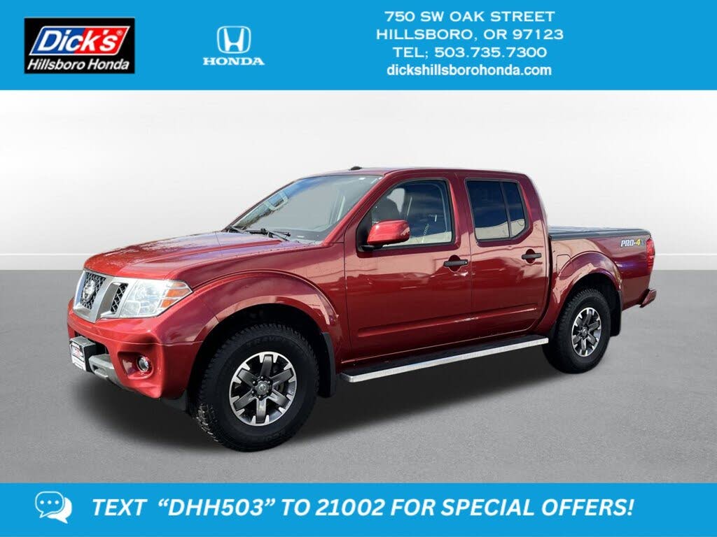 2019 Nissan Frontier PRO-4X Crew Cab 4WD
