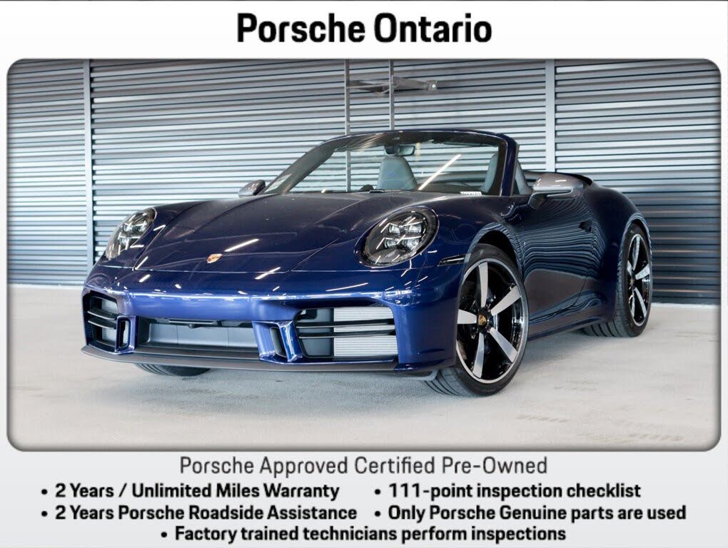 2025 Porsche 911 Carrera T Cabriolet RWD