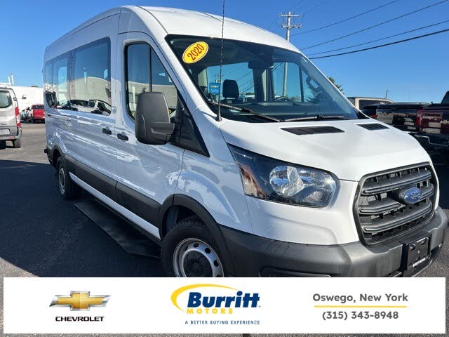 2020 Ford Transit Passenger 350 XL Medium Roof LWB RWD with Sliding Passenger-Side Door