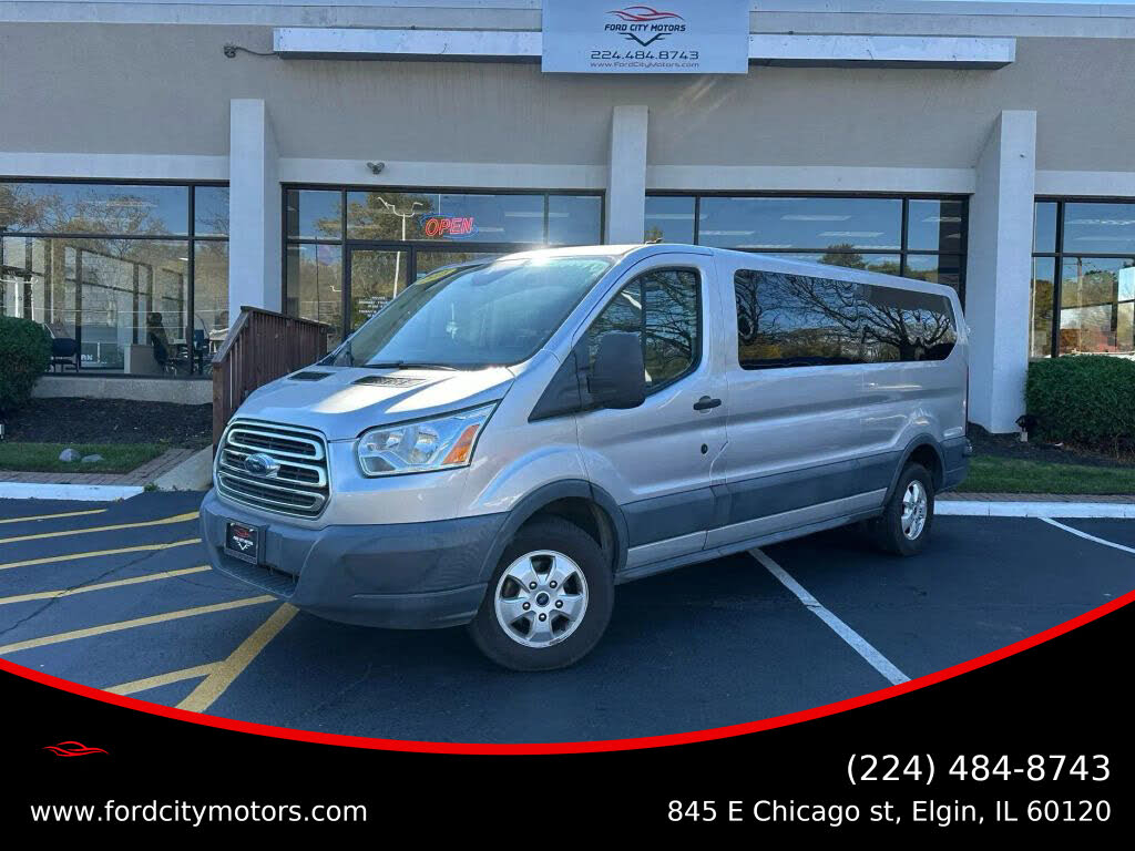2018 Ford Transit Passenger 350 XLT Low Roof LWB RWD with Sliding Passenger-Side Door