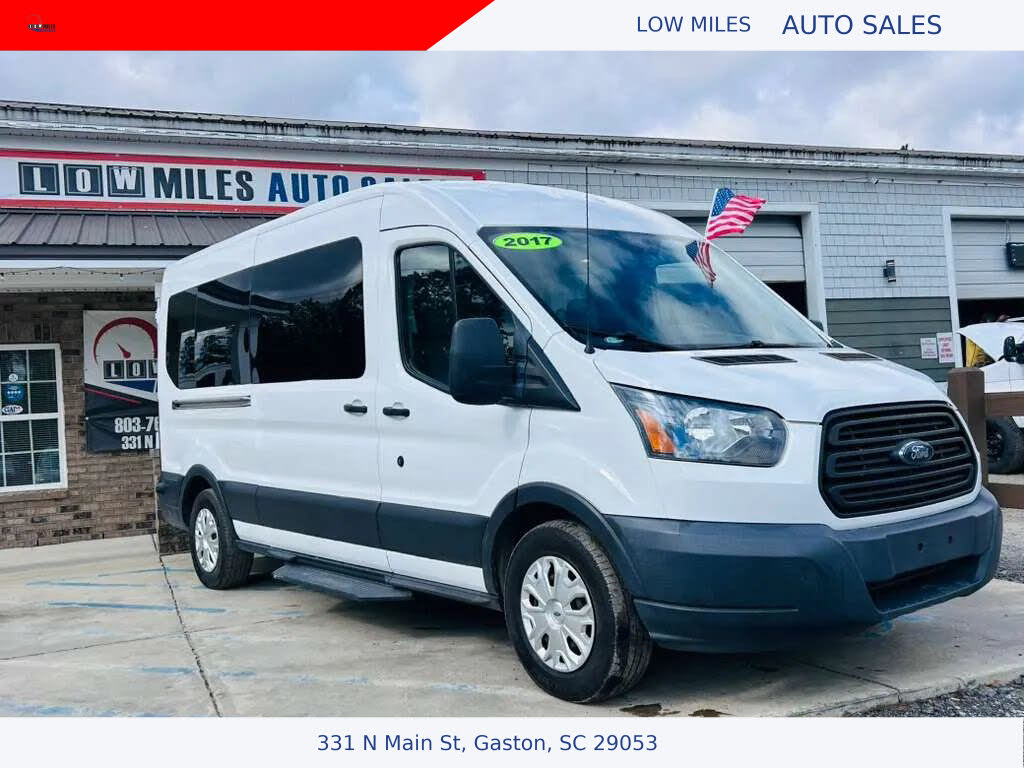 2017 Ford Transit Passenger 350 XL Medium Roof LWB RWD with Sliding Passenger-Side Door