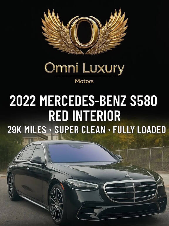2022 Mercedes-Benz S-Class S 580 4MATIC AWD