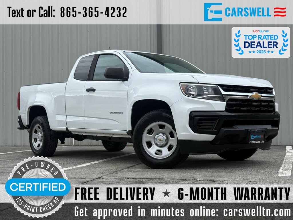 2021 Chevrolet Colorado Work Truck Extended Cab RWD