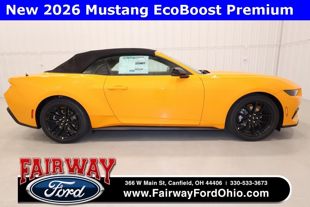 2026 Ford Mustang EcoBoost Premium Convertible RWD
