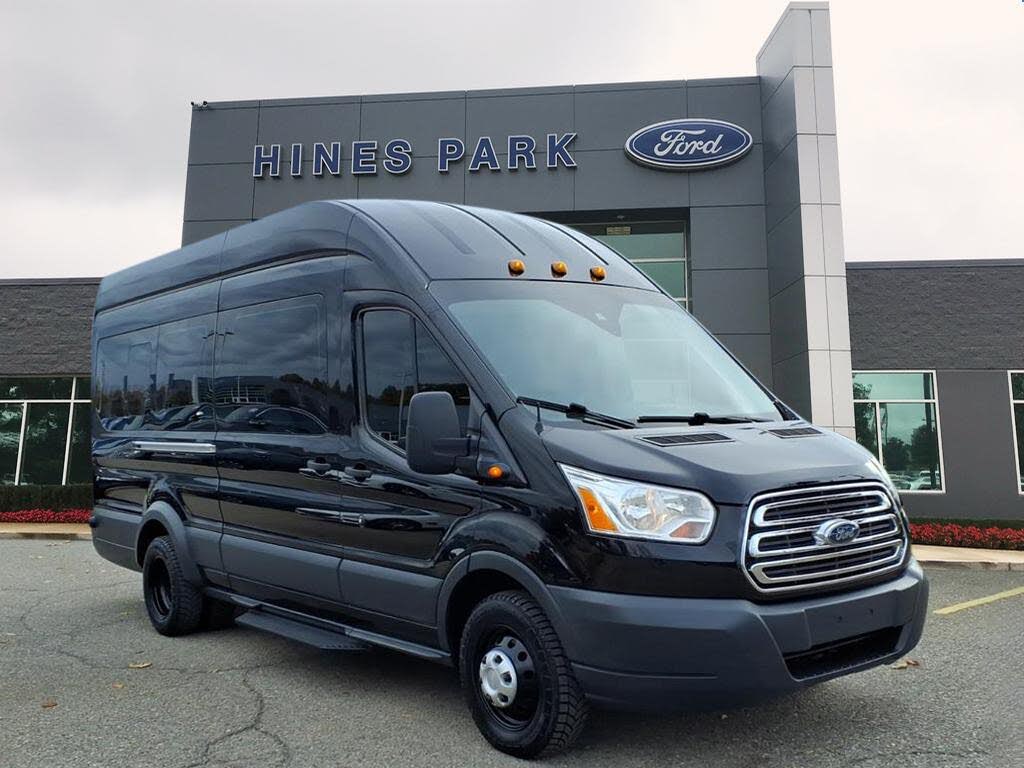 2017 Ford Transit Passenger 350 HD XLT Extended High Roof LWB DRW RWD with Sliding Passenger-Side Door