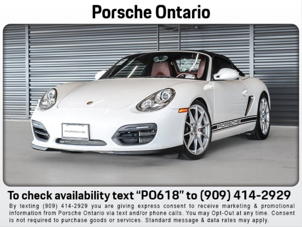 2011 Porsche Boxster Spyder RWD