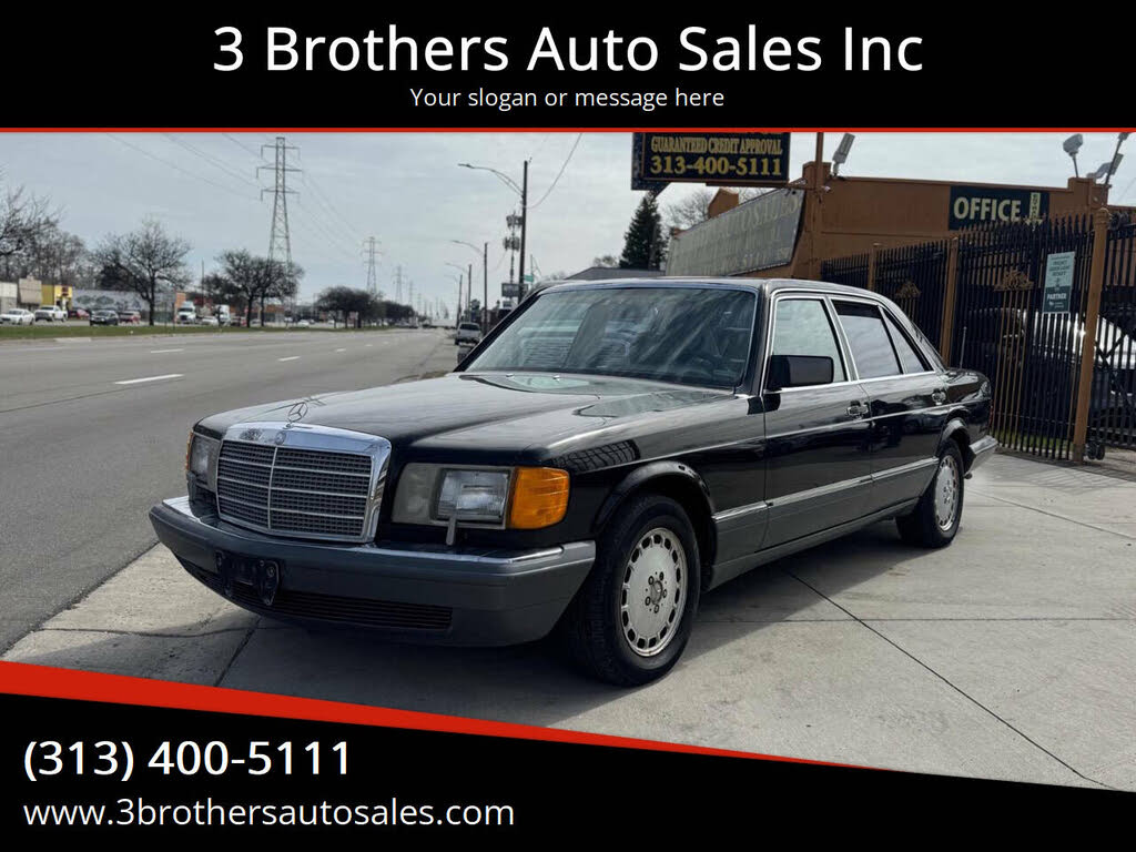 1990 Mercedes-Benz 420-Class 4 Dr 420SEL Sedan