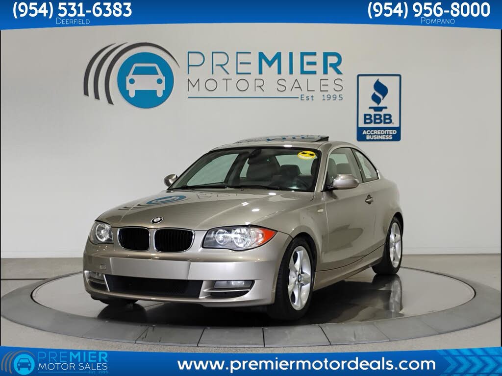 2009 BMW 1 Series 128i Coupe RWD