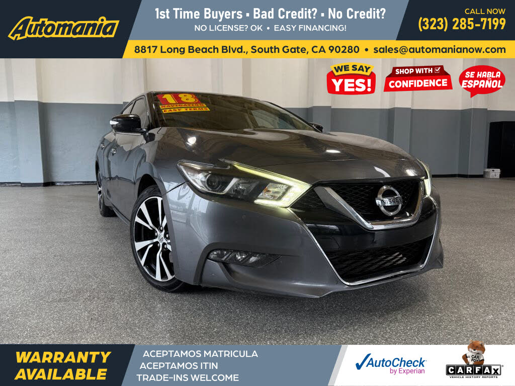 2018 Nissan Maxima SV FWD