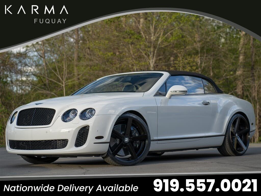 2012 Bentley Continental Supersports Convertible AWD
