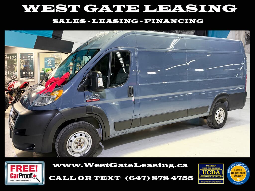 2021 RAM ProMaster 3500 159 High Roof Extended Cargo Van FWD