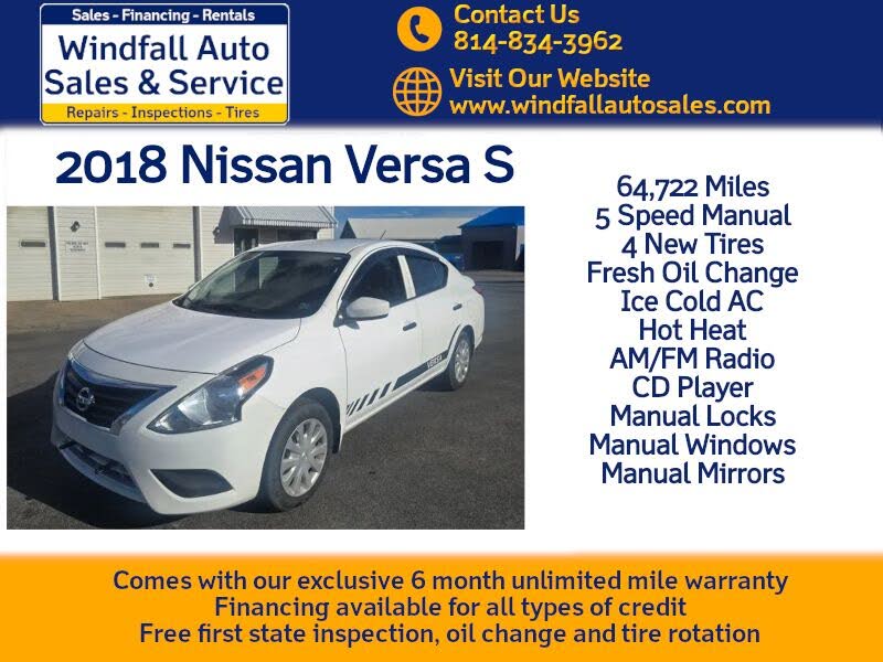 2018 Nissan Versa S