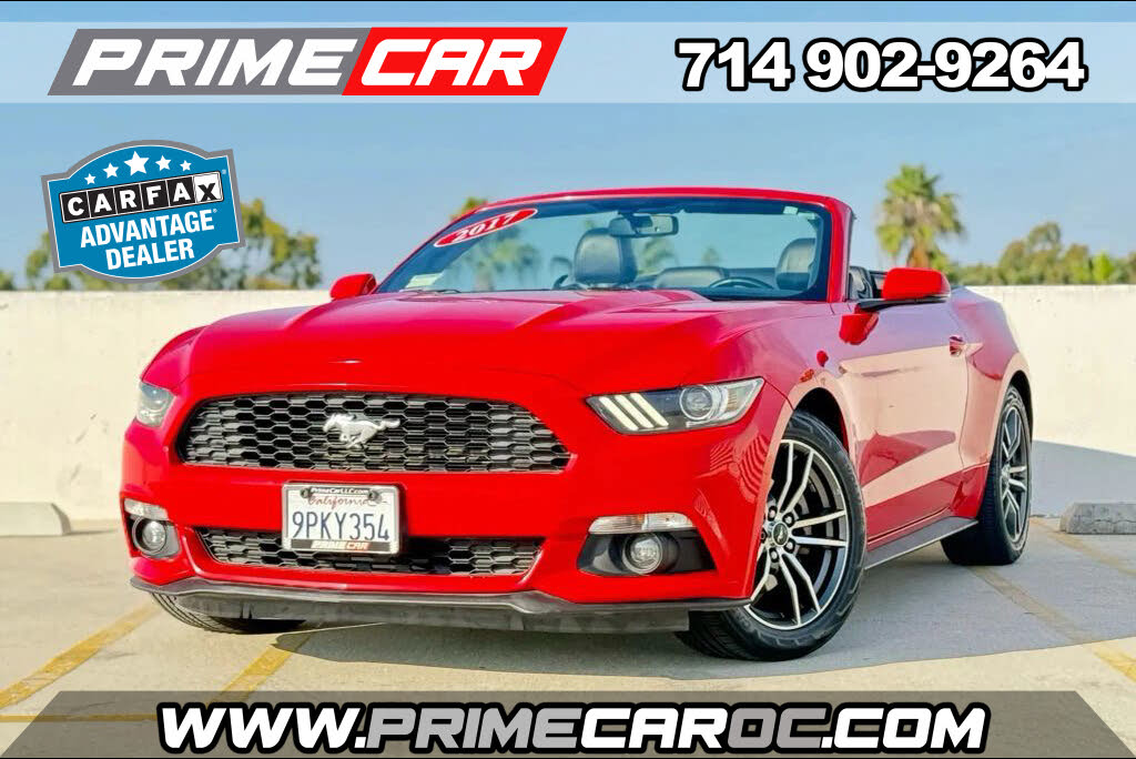 2017 Ford Mustang EcoBoost Premium Convertible RWD