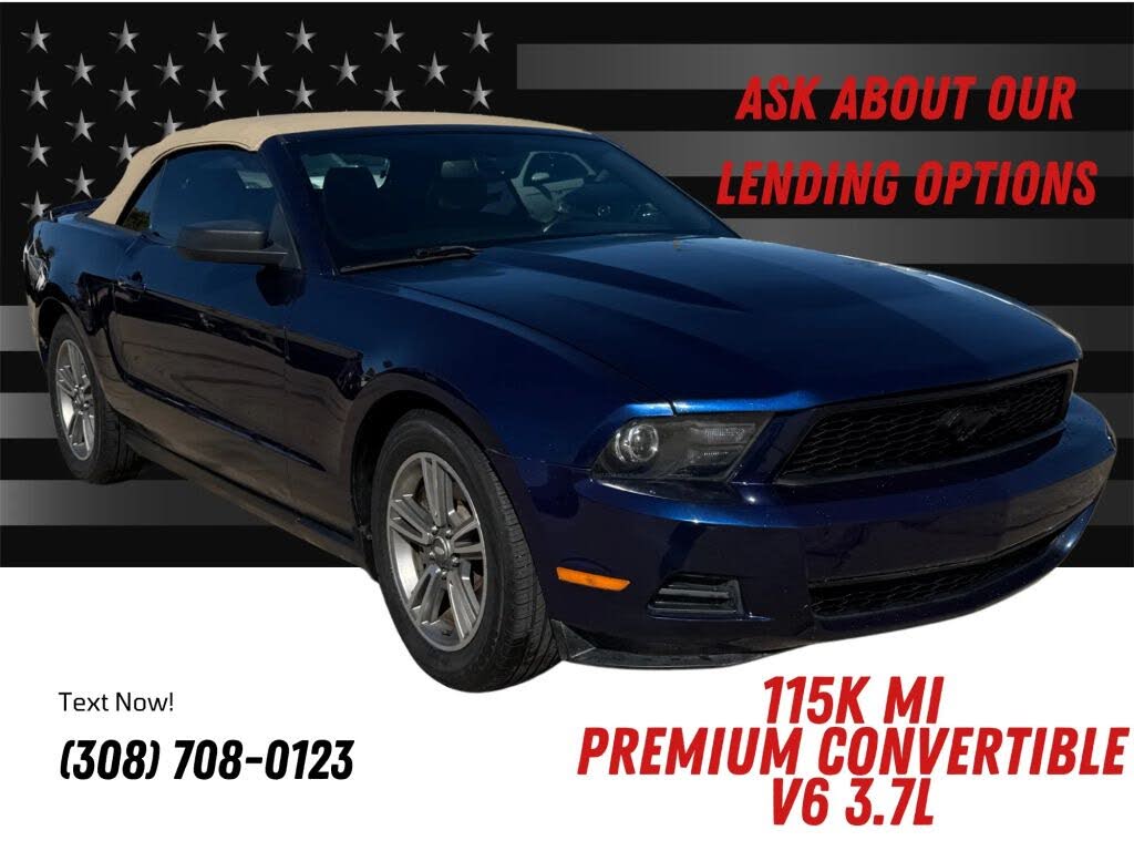 2011 Ford Mustang V6 Premium Convertible RWD