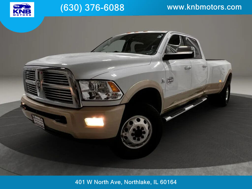 2011 RAM 3500 Laramie Longhorn Crew Cab 8 ft. Bed