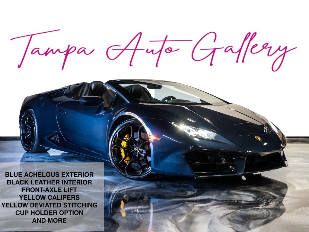 2018 Lamborghini Huracan LP 580-2 Spyder Convertible RWD