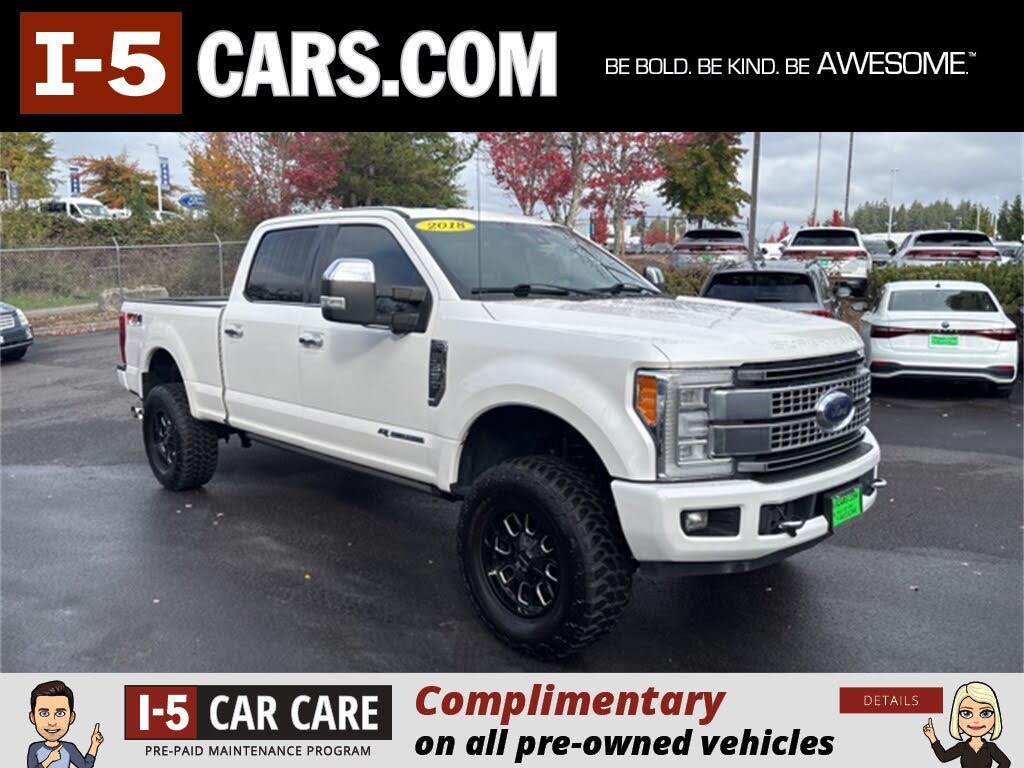 2018 Ford F-350 Super Duty Platinum Crew Cab 4WD