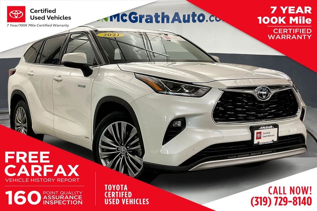 2021 Toyota Highlander Hybrid Platinum AWD