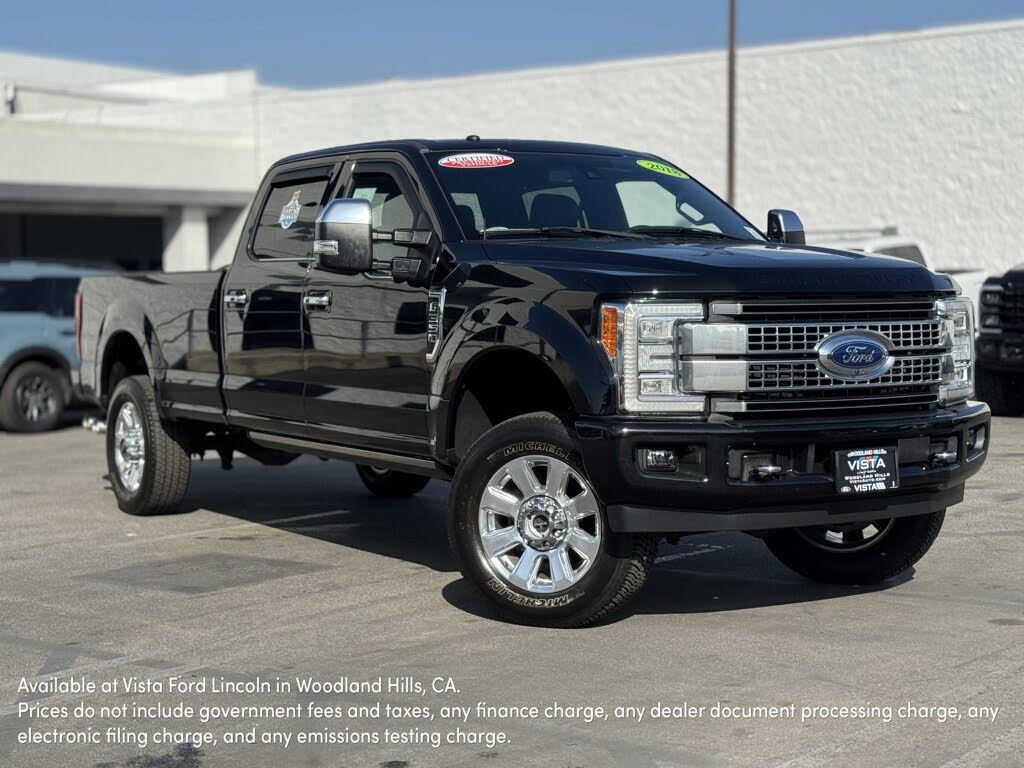 2018 Ford F-350 Super Duty Platinum Crew Cab 4WD