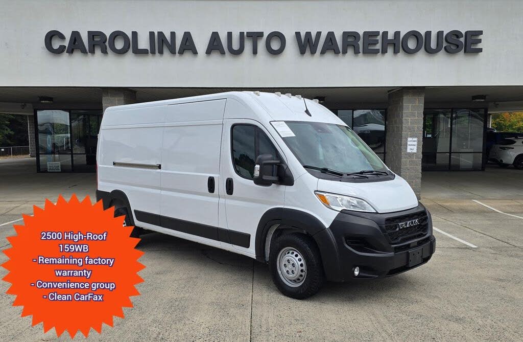 2024 RAM ProMaster 2500 Tradesman 159 High Roof Cargo Van FWD w/ Passenger Seat