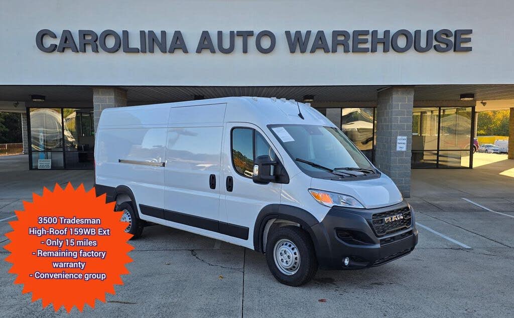 2025 RAM ProMaster 3500 Tradesman 159 High Roof Extended Cargo Van FWD