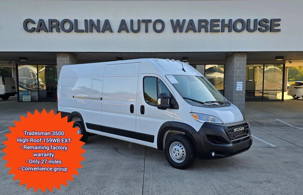 2025 RAM ProMaster 3500 Tradesman 159 High Roof Extended Cargo Van FWD