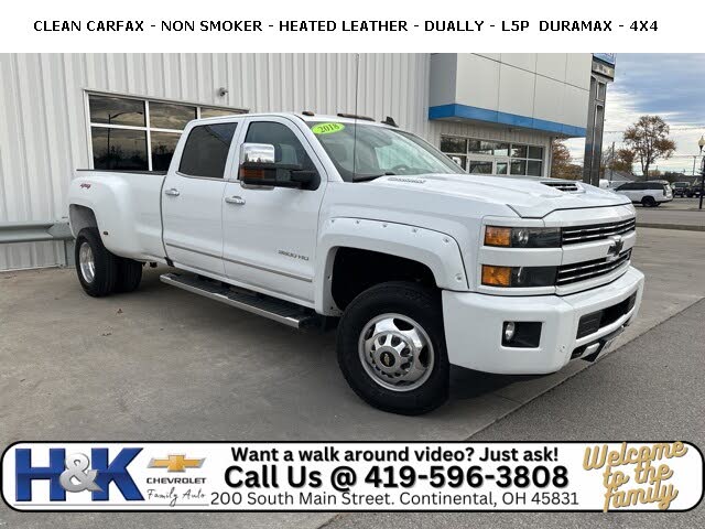 2018 Chevrolet Silverado 3500HD LTZ Crew Cab 4WD