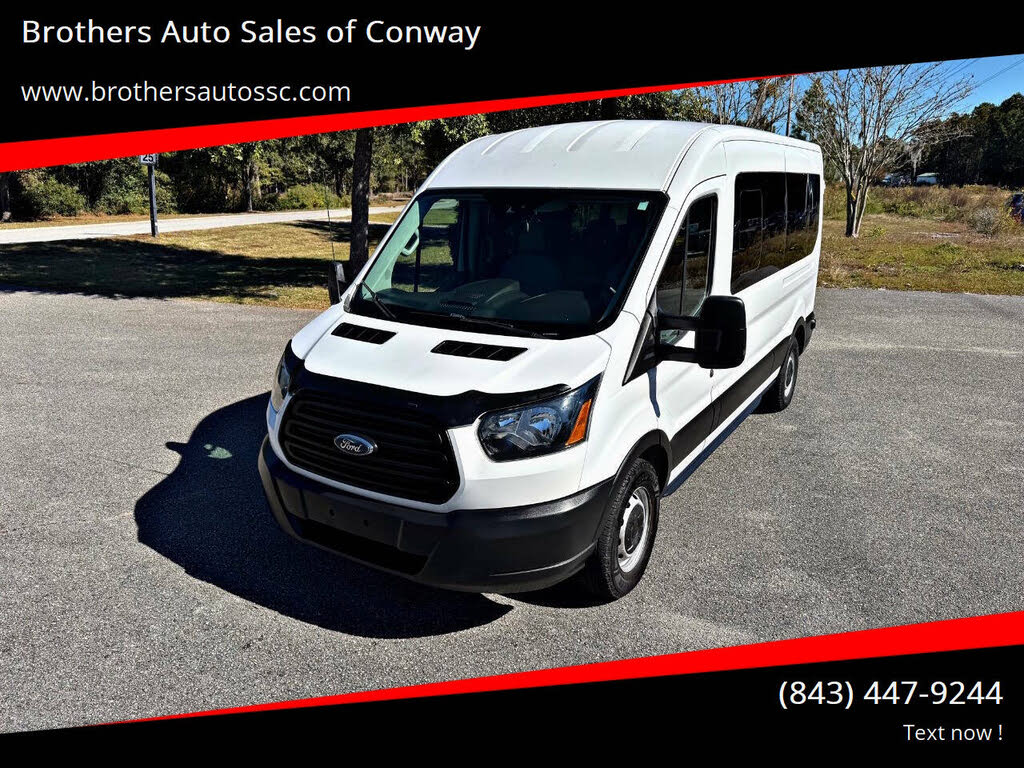 2019 Ford Transit Passenger 350 XL Medium Roof LWB RWD with Sliding Passenger-Side Door