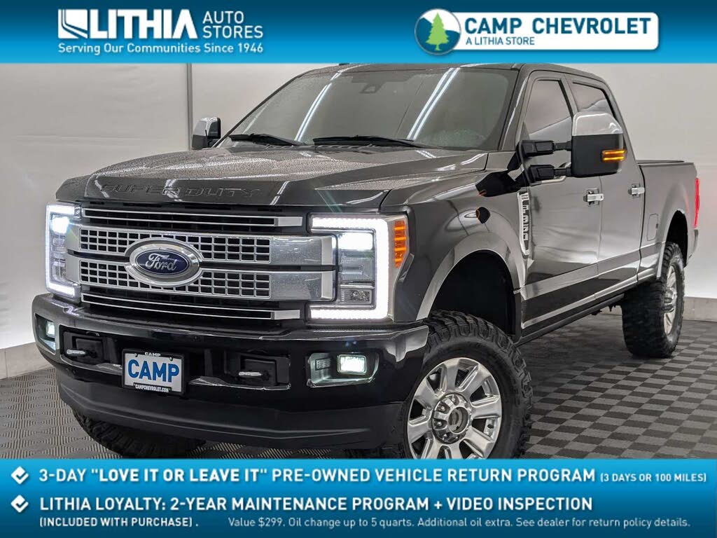 2017 Ford F-350 Super Duty Platinum Crew Cab 4WD