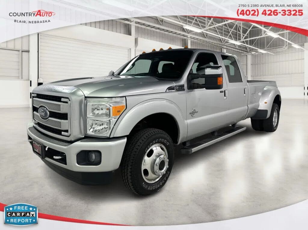 2016 Ford F-350 Super Duty Platinum Crew Cab LB DRW 4WD