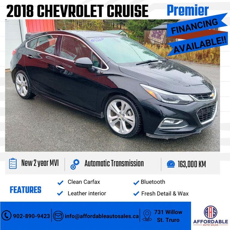 2018 Chevrolet Cruze Premier Hatchback FWD