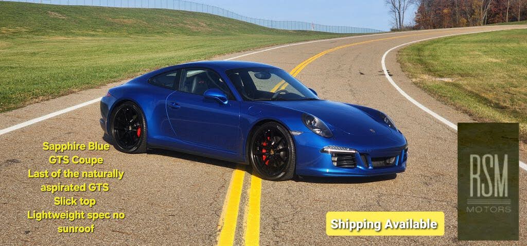 2016 Porsche 911 Carrera GTS Coupe RWD