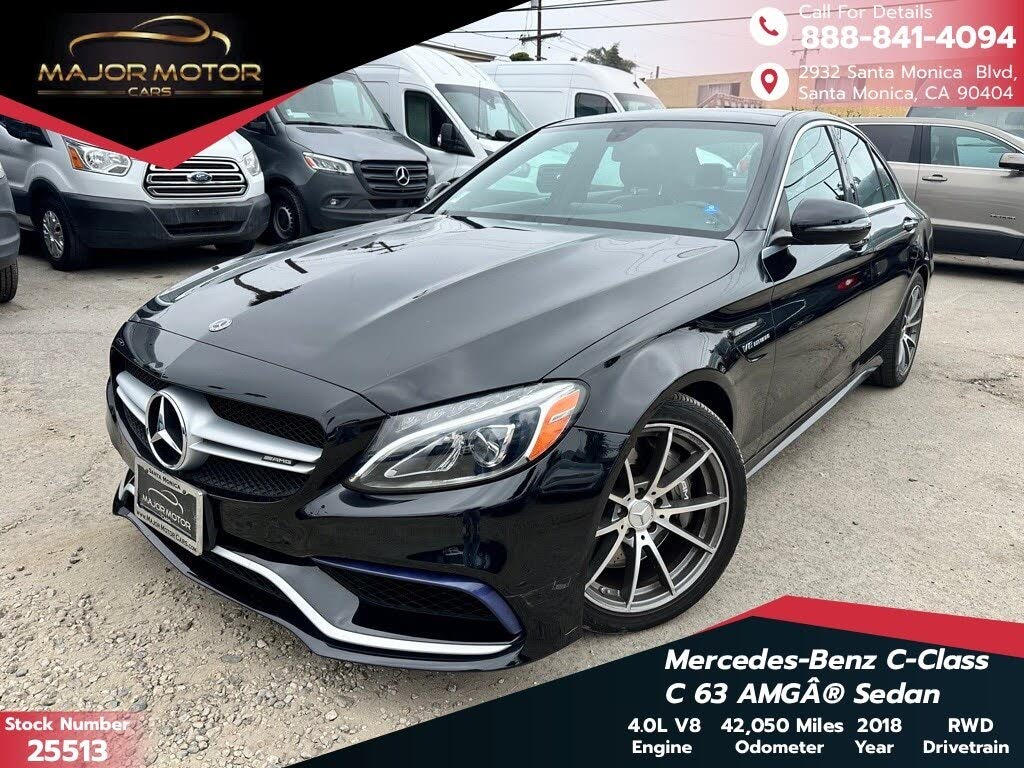 2018 Mercedes-Benz C-Class AMG C 63 Sedan RWD